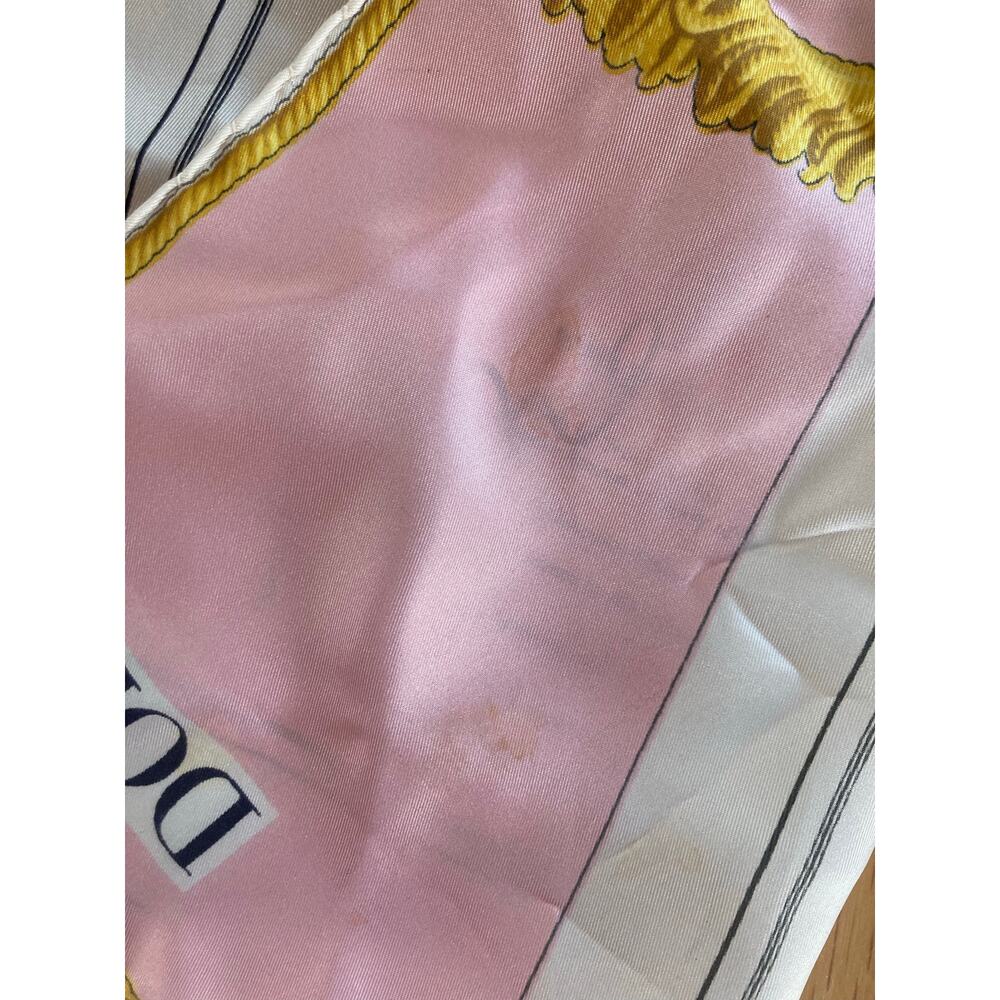 Doro Rare 1960's Hardy Amies Style Royal Opera House Italian Silk Vintage Scarf - Picture 8 of 8